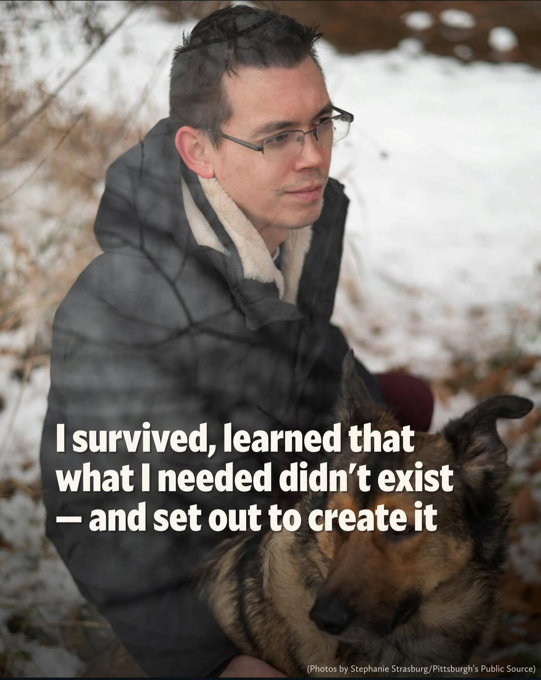 Jeremy Carter, founder of Still Here Pittsburgh, a suicide awareness/prevention/support group